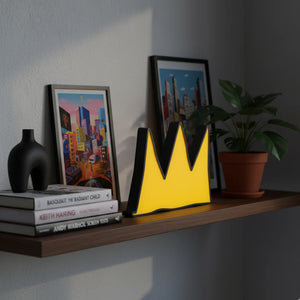 The Crown by Jean-Michel Basquiat LED Neon Lamp yellowpop