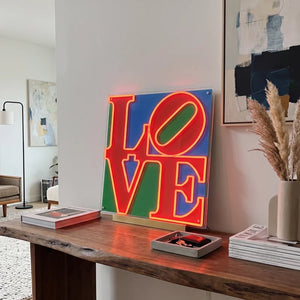 Love by Robert Indiana LED Neon Sign