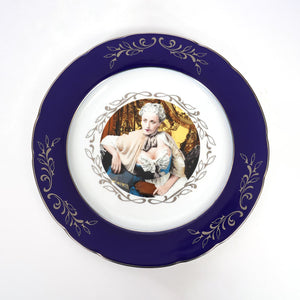 Madame de Pompadour (née Poisson) Dinner Service by Cindy Sherman ARTISTS,OBJECTS vendor-unknown Royal Blue