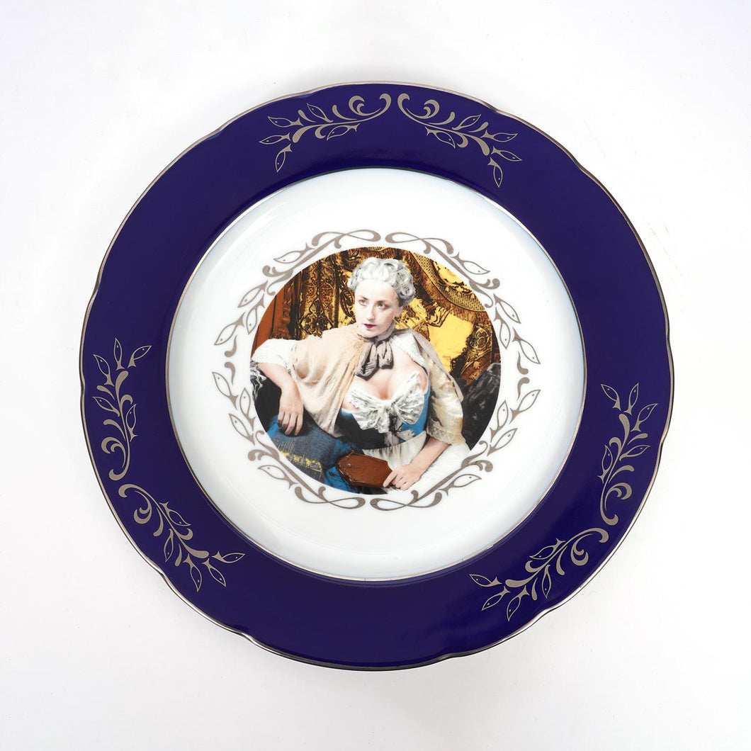 Madame de Pompadour (née Poisson) Dinner Service by Cindy Sherman ARTISTS,OBJECTS vendor-unknown Royal Blue