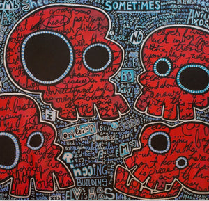 Mr. Hydde "Red Voices" Socks Artware Editions