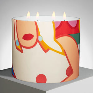 Sunset Nude with Palm Trees Candle by Tom Wesselmann  Artware Editions   