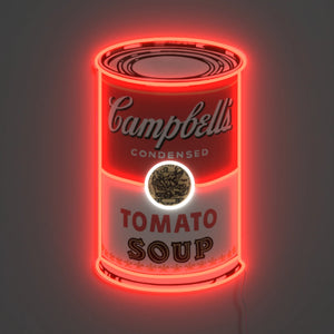New Campbell's by Andy Warhol LED Neon Sign yellowpop