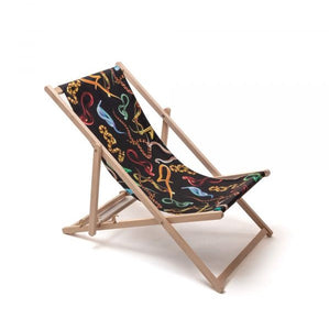 Deck Chair (Snakes) by Maurizio Cattelan  Artware Editions   