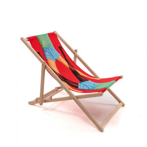 Deck Chair (Scissors) by Maurizio Cattelan  Artware Editions   