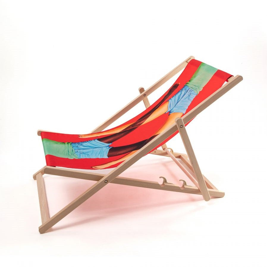 Deck Chair (Scissors) by Maurizio Cattelan  Artware Editions   
