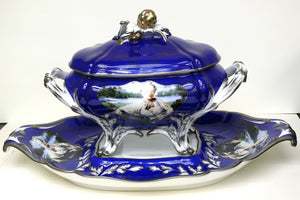 Soup Tureen by Cindy Sherman ARTISTS,OBJECTS,GIFTING vendor-unknown cobalt  