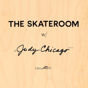 Light Ripple Skateboard Deck by Judy Chicago  Skateroom   