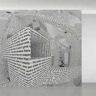 City of Words Wall Covering by Vito Acconci OBJECTS,ARTISTS Maharam   