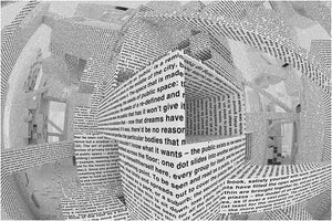 City of Words Wall Covering by Vito Acconci OBJECTS,ARTISTS Maharam   