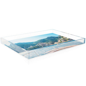 Amalfi Coast Tray by Gray Malin  Artware Editions Serving Tray w/ Handles (22.5 x 14.5")  