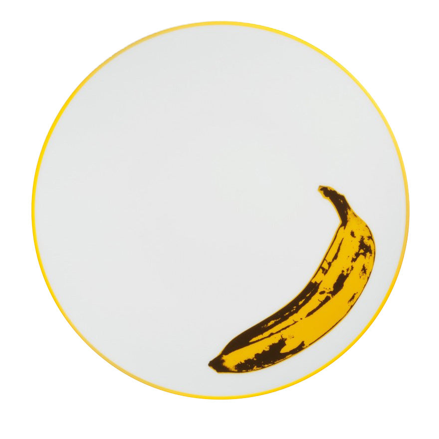 Banana Plate by Andy Warhol ARTISTS,OBJECTS,GIFTING vendor-unknown   