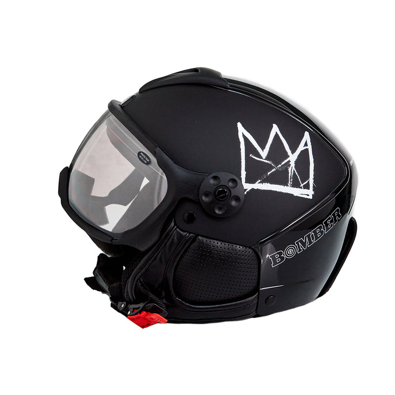 Bomber Helmet: Jean-Michel Basquiat (Black Crown)