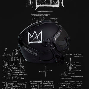 Bomber Helmet: Jean-Michel Basquiat (Black Crown)  Bomber   