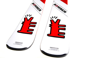 Bomber All Mountain Skis: Keith Haring (Red Dog)  Bomber   