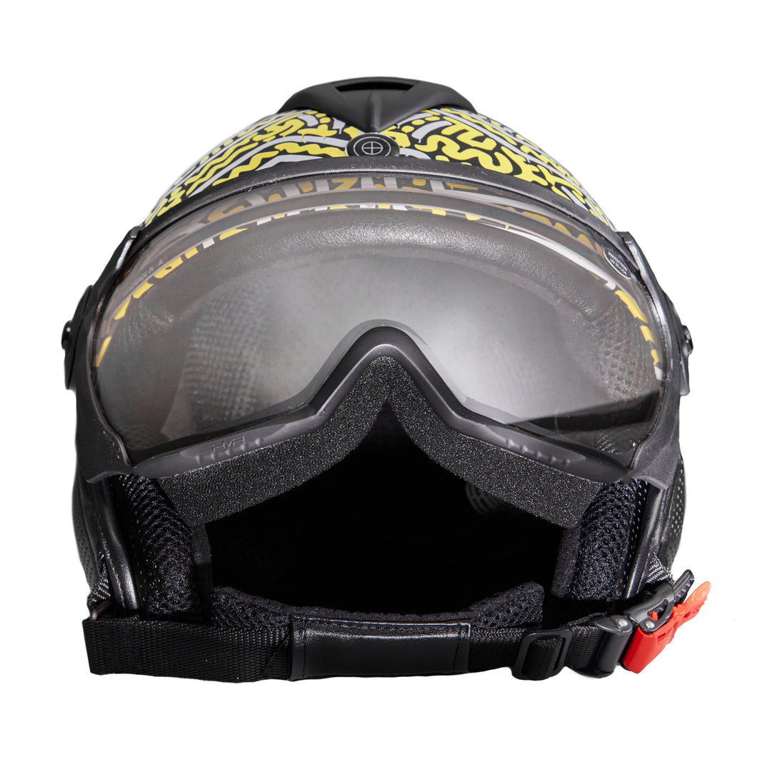 bomber motorcycle helmets Keith Haring (Bright Vibes) Bomber Helmet – Artware Editions