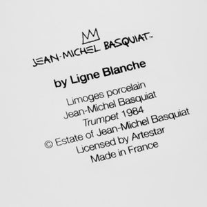 Trumpet Plate by Jean-Michel Basquiat ARTISTS,OBJECTS,GIFTING Ligne Blanche