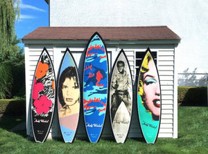 Mick Jagger Surfboard by Andy Warhol  Bessell   