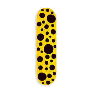 Big Dots (Black) Skateboard Deck by Yayoi Kusama  Artware Editions   