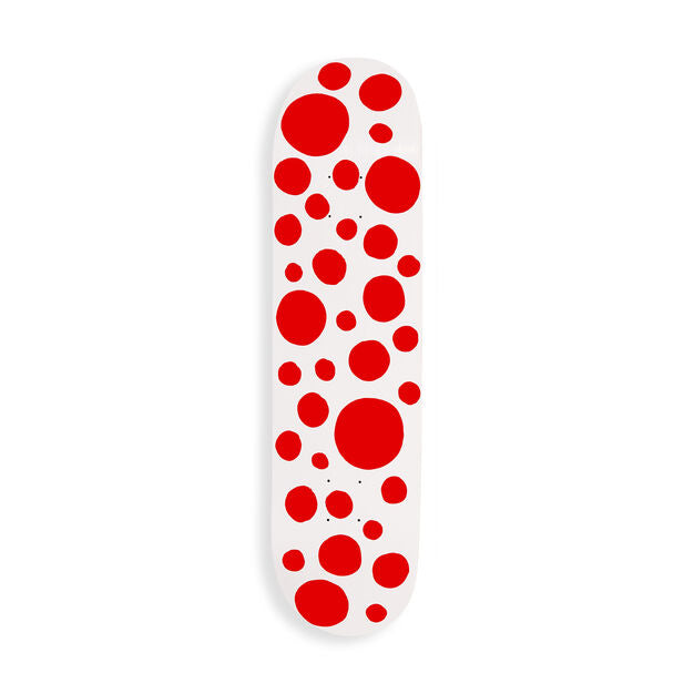 Big Dots (Red) Skateboard Deck by Yayoi Kusama  Artware Editions   