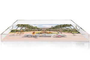 The Breakers Palm Beach Tray by Gray Malin  Artware Editions   