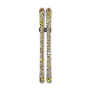 Bomber All Mountain Skis: Keith Haring (Bright Vibes)  Bomber 150 ($2250) Yes please add a wall mount ($60) 