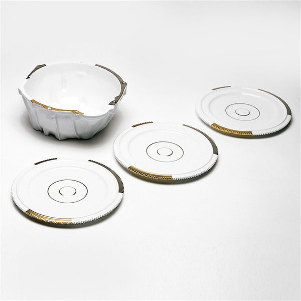ゆうぎりのお品☆John Chamberlain Choices Artware Editions - Chamberlain Tasted Snow buffet service