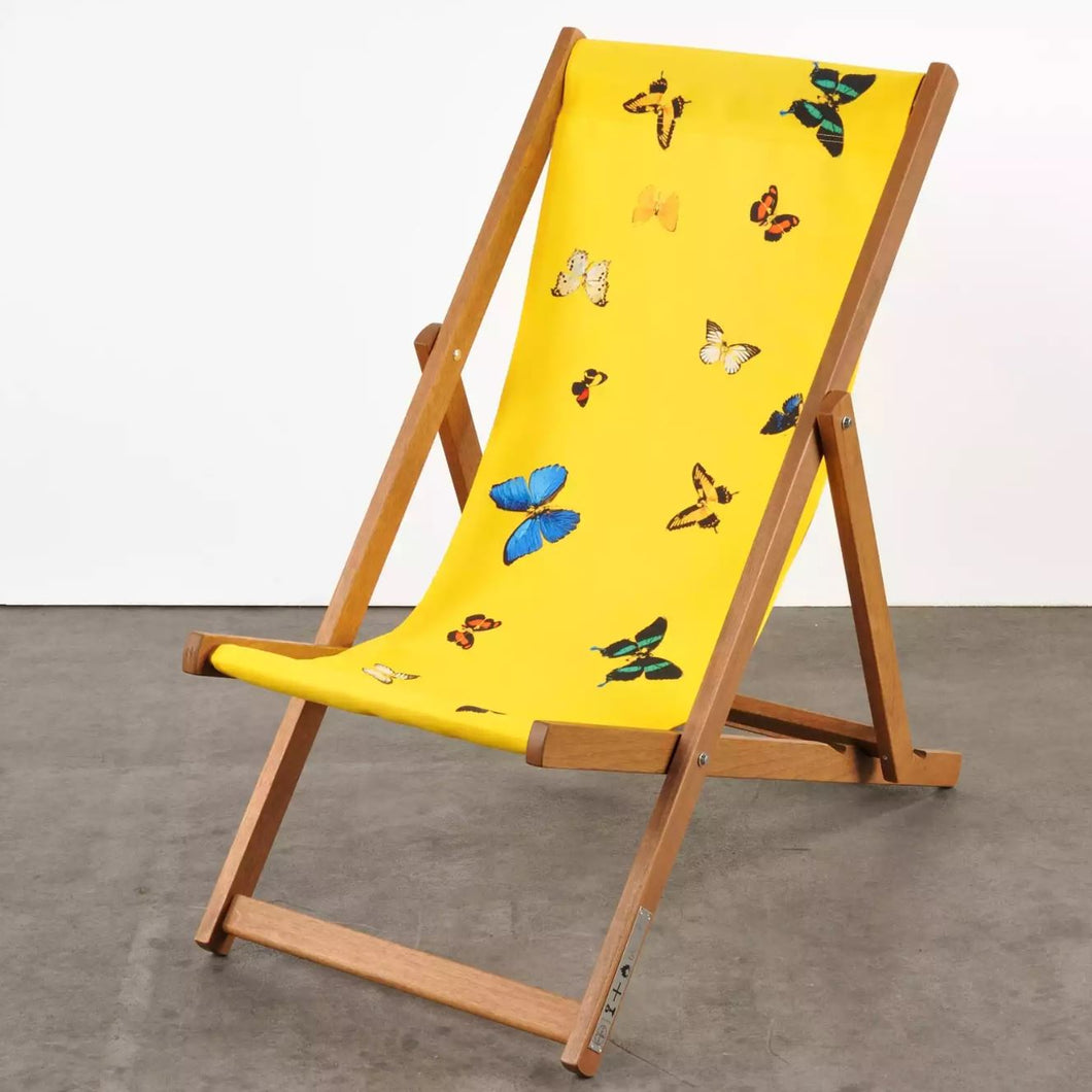 Deck Chair (Yellow) by Damien Hirst  Artware Editions   