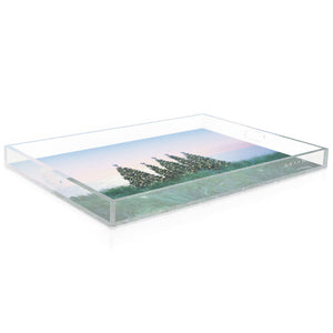Coastal Holiday Tray by Gray Malin  Artware Editions Serving Tray w/ Handles (22.5 x 14.5")  