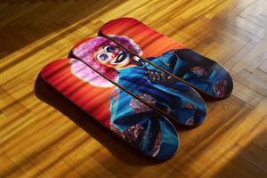 Untitled #414 (Clown) Skateboard Decks by Cindy Sherman  Skateroom   