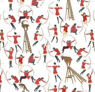 Cupid's Arrow Wall Covering by Marcel Dzama ARTISTS,OBJECTS Maharam   