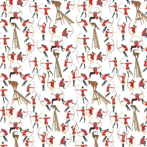 Cupid's Arrow Wall Covering by Marcel Dzama ARTISTS,OBJECTS Maharam   