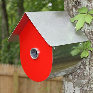 Birdhouse by Peter Eudenbach ARTISTS,OBJECTS vendor-unknown red  
