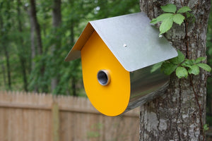Birdhouse by Peter Eudenbach ARTISTS,OBJECTS vendor-unknown yellow  