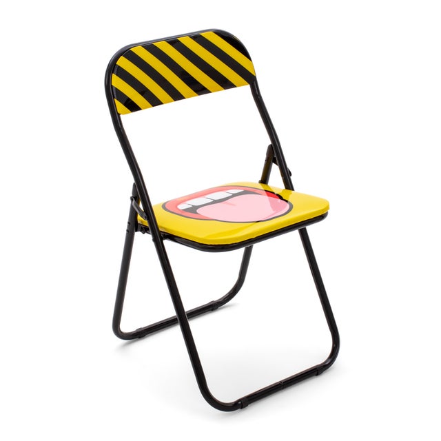 Tongue Folding Chair from Studio Job x Seletti  Seletti   