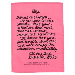 Dear Art Collector Handkerchief by Guerrilla Girls GIFTING,ARTISTS,OBJECTS vendor-unknown   
