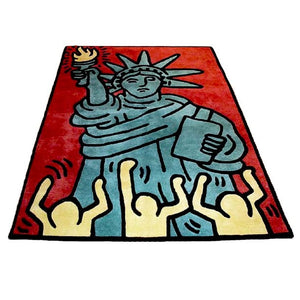 Statue of Liberty Rug by Keith Haring NEW!,OBJECTS,ARTISTS vendor-unknown   