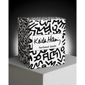 Red Running Heart Candle by Keith Haring OBJECTS,ARTISTS,GIFTING Ligne Blanche