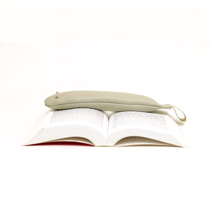 The Bookworm by Malia Jensen  Artware Editions short (10.75" long) Dirty White 