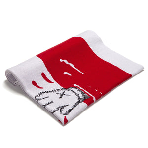 Cashmere Throw by KAWS  Studio Voltaire Red  
