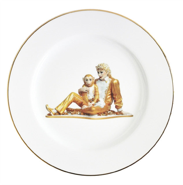 Banality Series Plate (Michael Jackson & Bubbles) by Jeff Koons GIFTING,ARTISTS,OBJECTS vendor-unknown   