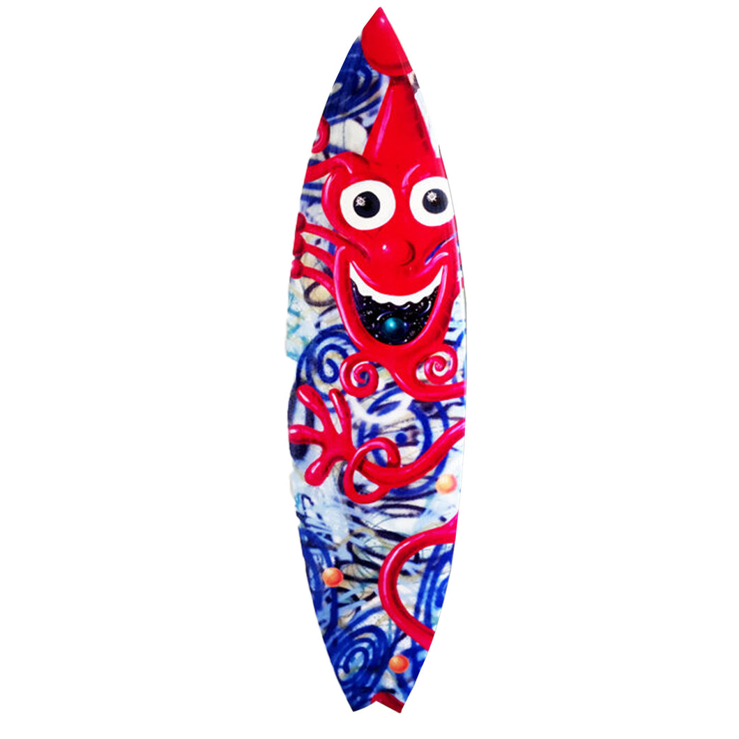 Cosmic Clown Surfboard by Kenny Scharf  Bessell   