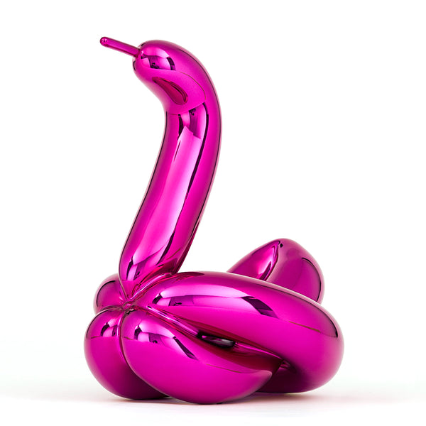 Balloon Swan Magenta by Jeff Koons Artware Editions