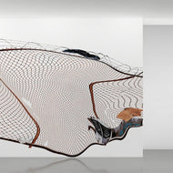 Chain-Link Fence Wall Covering by Robert Lazzarini OBJECTS,ARTISTS Maharam   