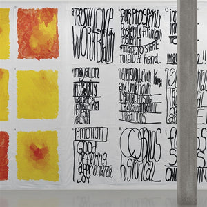 Living With That Person Wall Covering by Matt Mullican ARTISTS,OBJECTS vendor-unknown   