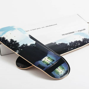 L'empire des Lumières Skateboard Decks after René Magritte  Skateroom   