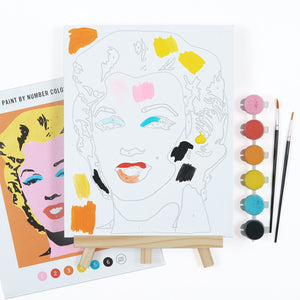 Marilyn Monroe Paint By Numbers Kit by Andy Warhol  Artware Editions   