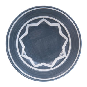 Serving Bowls by Sol LeWitt ARTISTS,OBJECTS,GIFTING,SUMMER<BR> ESSENTIALS vendor-unknown 10" (9-point star) grey/white 
