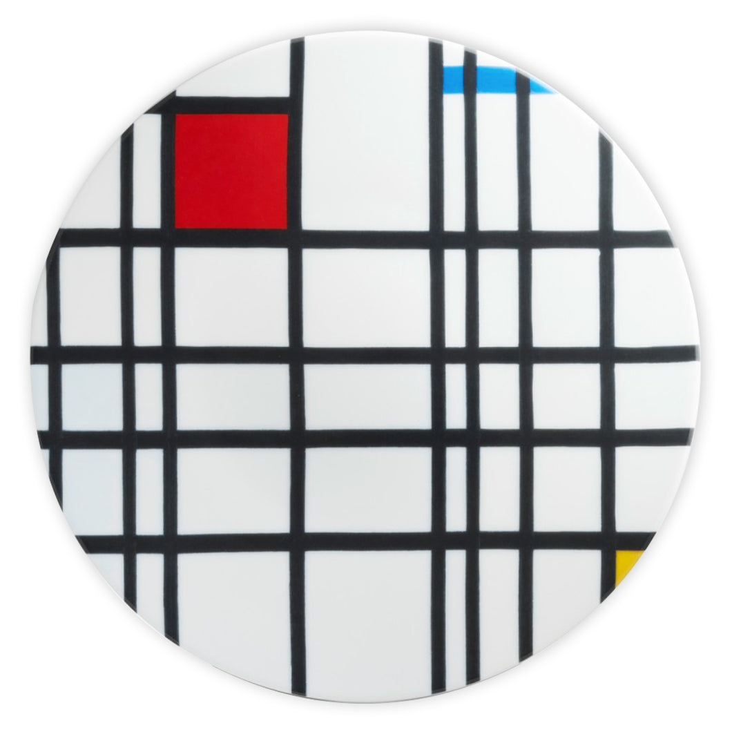 Composition en Jaune Plate by Piet Mondrian ARTISTS,OBJECTS,GIFTING Ligne Blanche   
