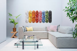 Eight Color Spectrum Skateboard Decks by Vik Muniz  Skateroom   